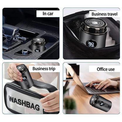 Xiaomi Men Electric Mini Shaver Rechargeable Type-C Charging Car Portable Shaver Led Digital Display Men Women Home Razor