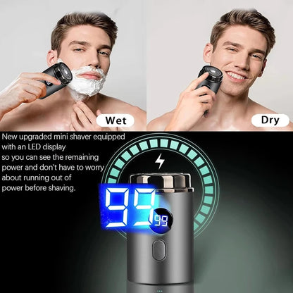 Xiaomi Men Electric Mini Shaver Rechargeable Type-C Charging Car Portable Shaver Led Digital Display Men Women Home Razor